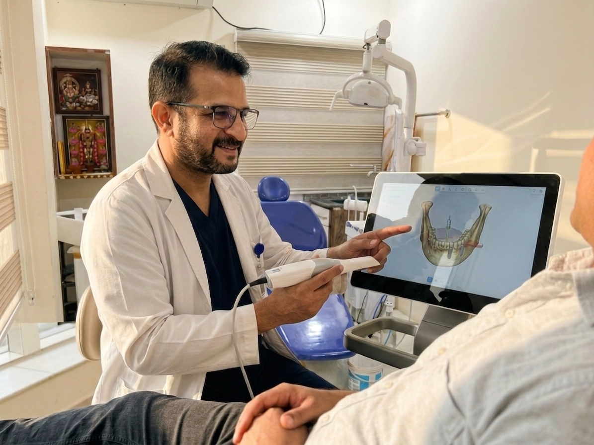 Structure of a Dental Implant vs Healthy Tooth